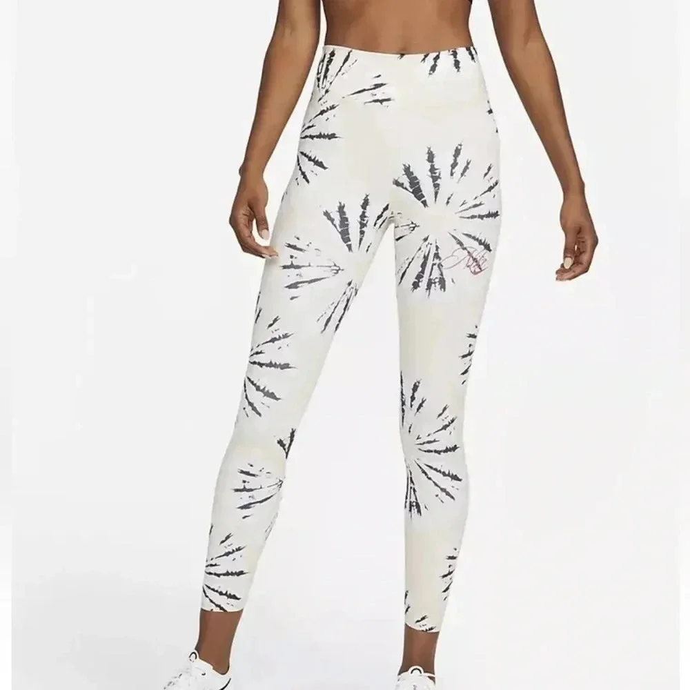 NIKE WOMANS XS DRI FIT ONE LUXE TRAINING LEGGINGS MID RISE 7/8 LENGTH